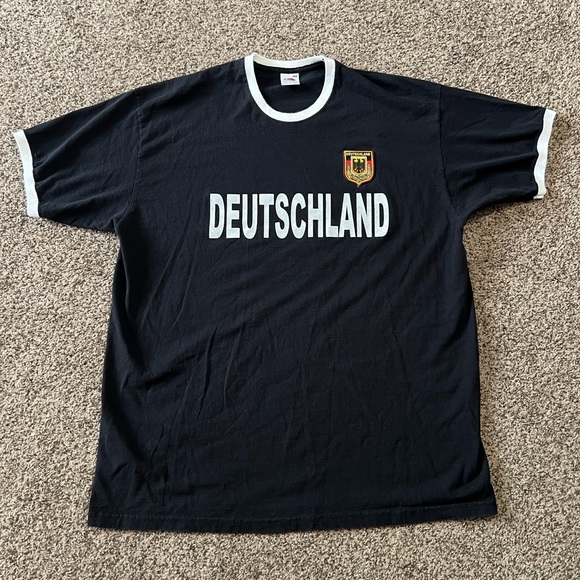 Men’s Classic Deutschland Coat Of Arms T Shirt Size XXL Germany - Picture 1 of 7